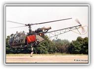 Alouette II BAF A-80 on 29 July 2002