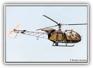 Alouette II BAF A44 on 7 april 2003