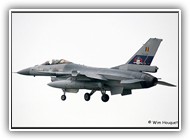 F-16AM BAF FA134 on 3 January 2006