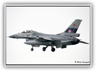 F-16AM BAF FA134 on 3 January 2006