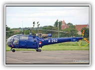 Alouette III RNLAF A-292 on 16 June 2011