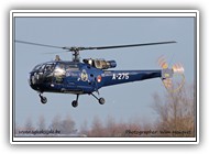 Alouette III RNLAF A-275 on 15 December 2014